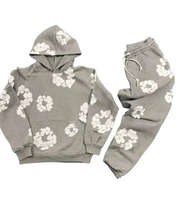 ModaDenimo | Unisex Viral Floral träningsoverall med ikoniska tryck